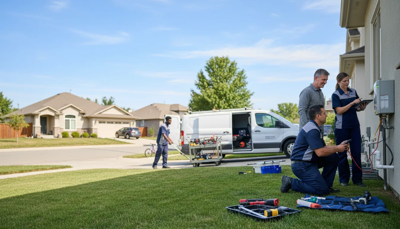 Tankless water heater service in Vassar, KS